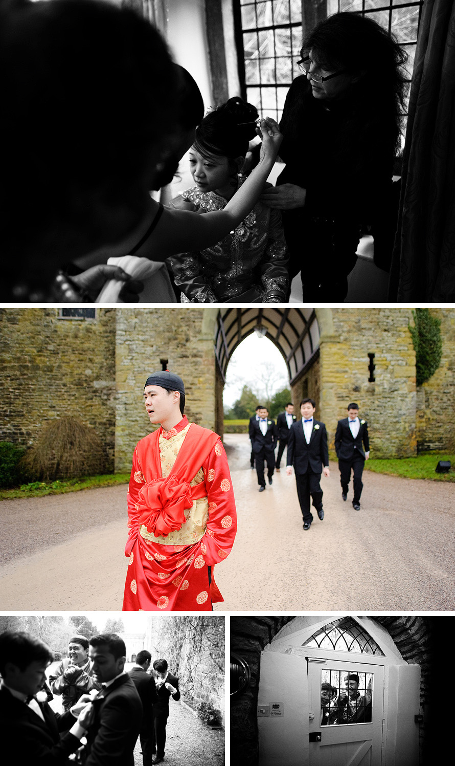 Matthew & Edith got married at Clearwell Castle