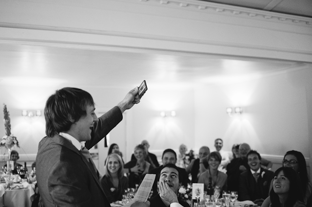 The Groom’s Secret Tape — Wedding photograph