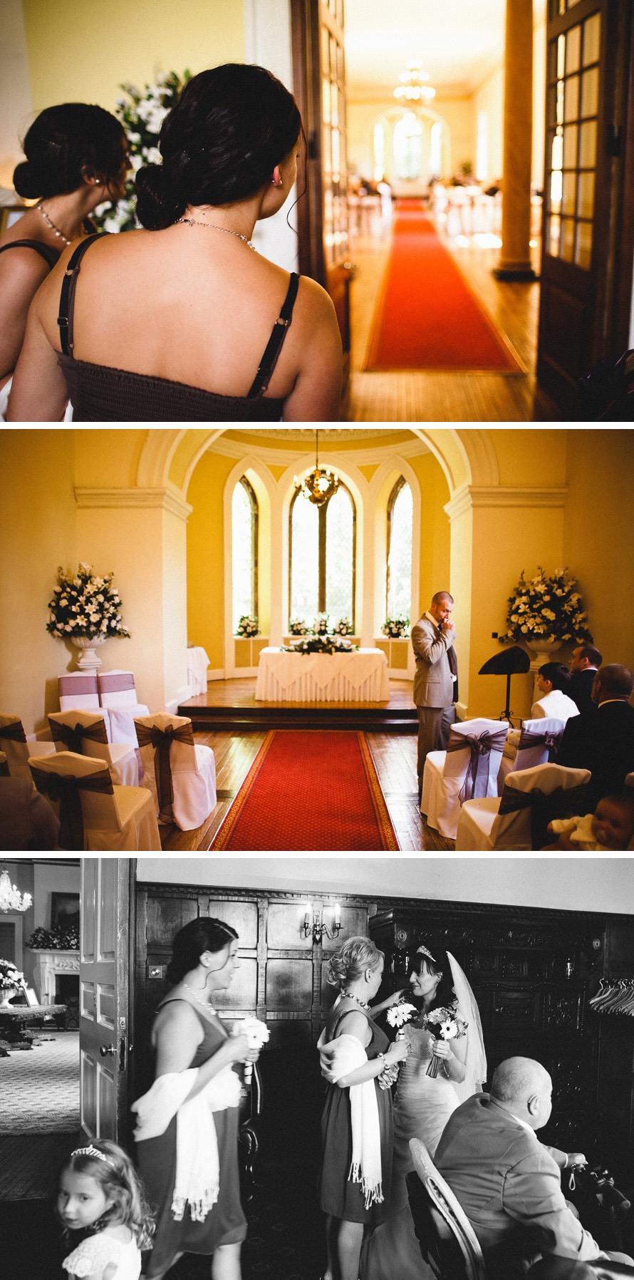 Traditional castle wedding