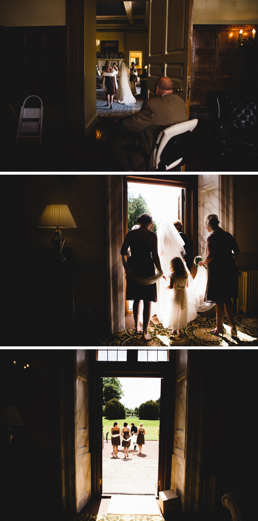 Outdoor wedding ceremony