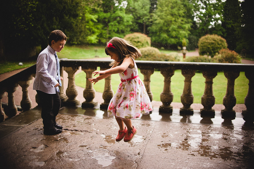 Wet weather weddings at clearwell castle