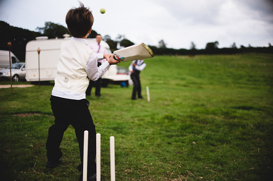 bristol wedding playing cricket